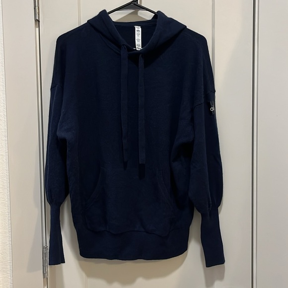 Alo Yoga Cashmere Jet Set Hoodie XS - Picture 2 of 6
